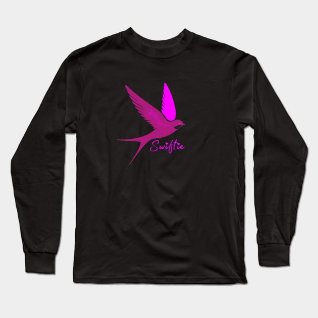 Swifty Long Sleeve T-Shirt by Phoebe Bird Designs